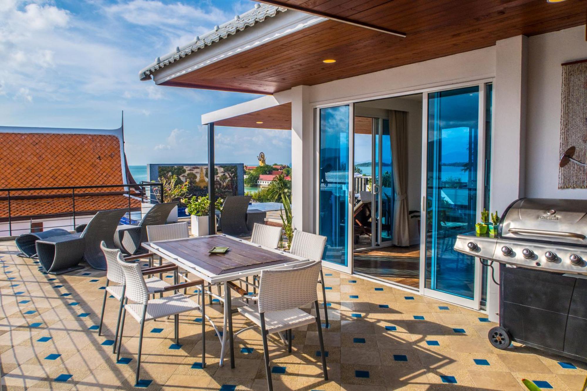Celebrity Ocean View Villa Samui Bang Rak Beach  Exterior foto