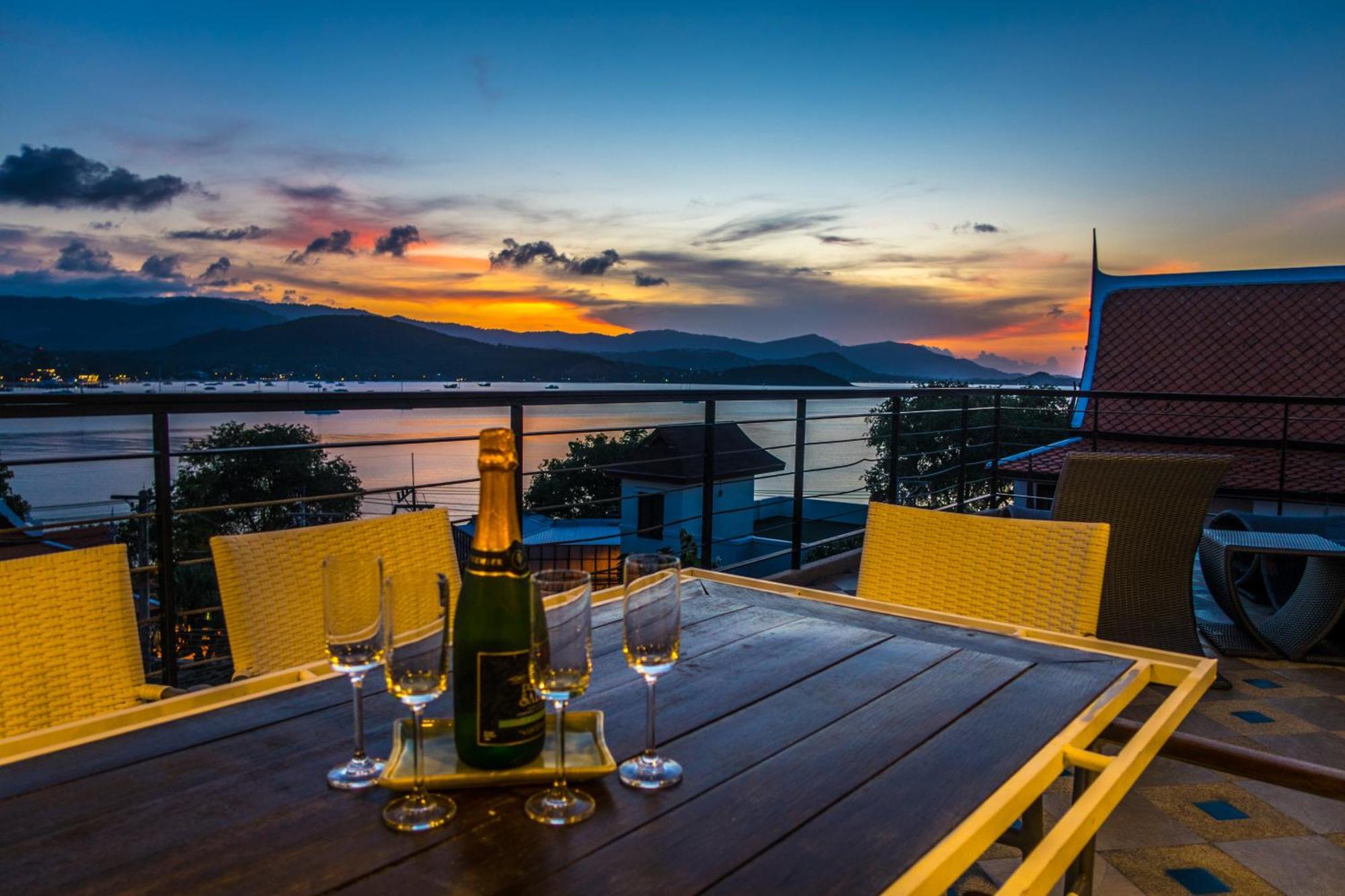 Celebrity Ocean View Villa Samui Bang Rak Beach  Exterior foto