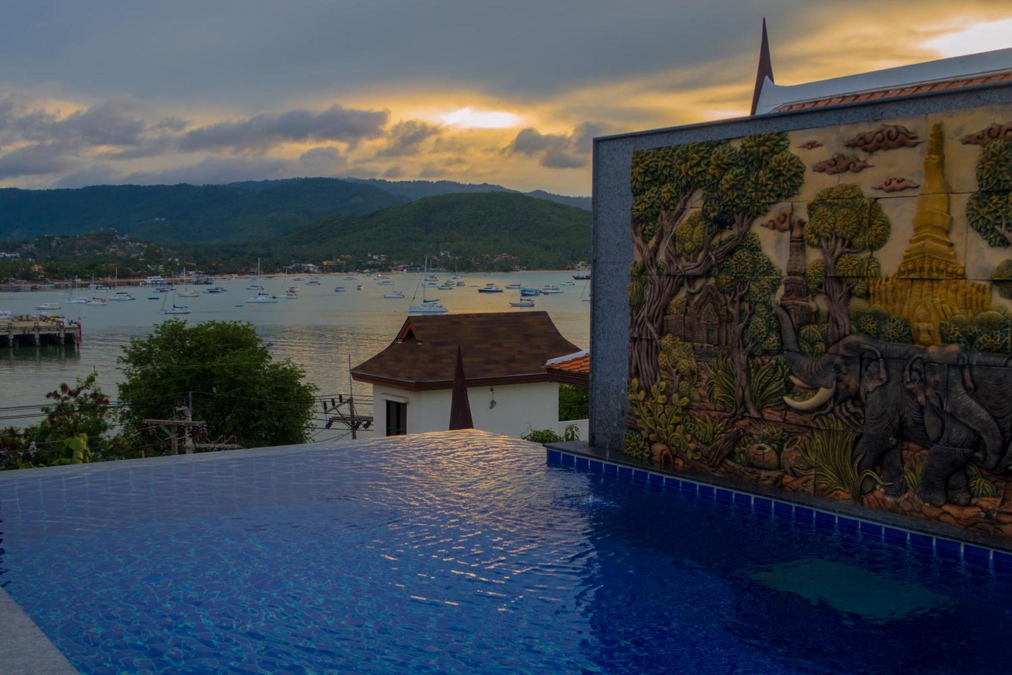 Celebrity Ocean View Villa Samui Bang Rak Beach  Exterior foto