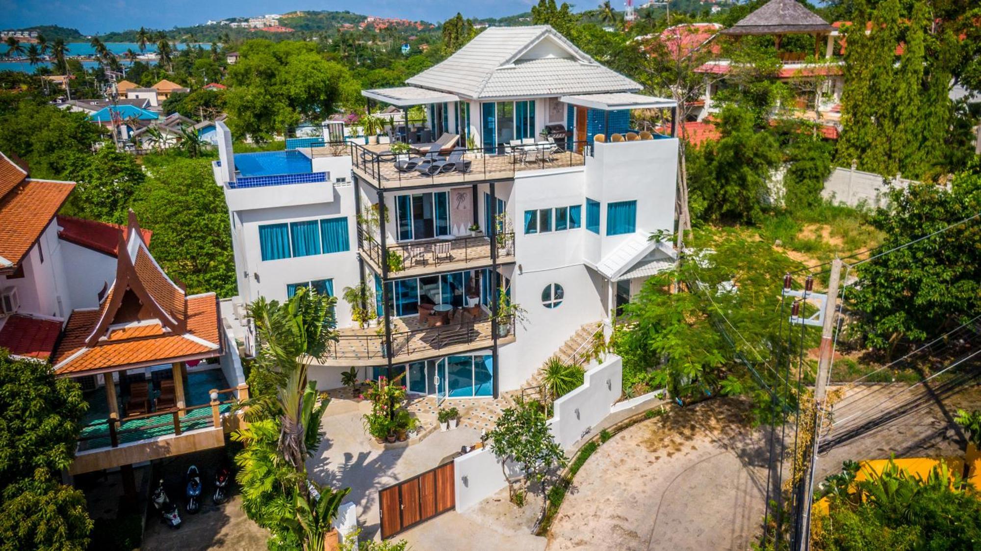Celebrity Ocean View Villa Samui Bang Rak Beach  Exterior foto