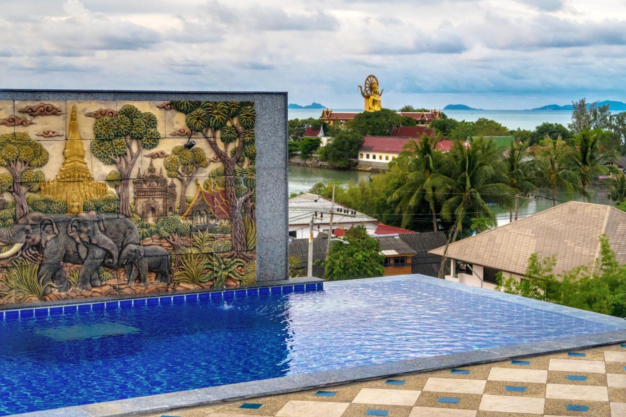 Celebrity Ocean View Villa Samui Bang Rak Beach  Exterior foto