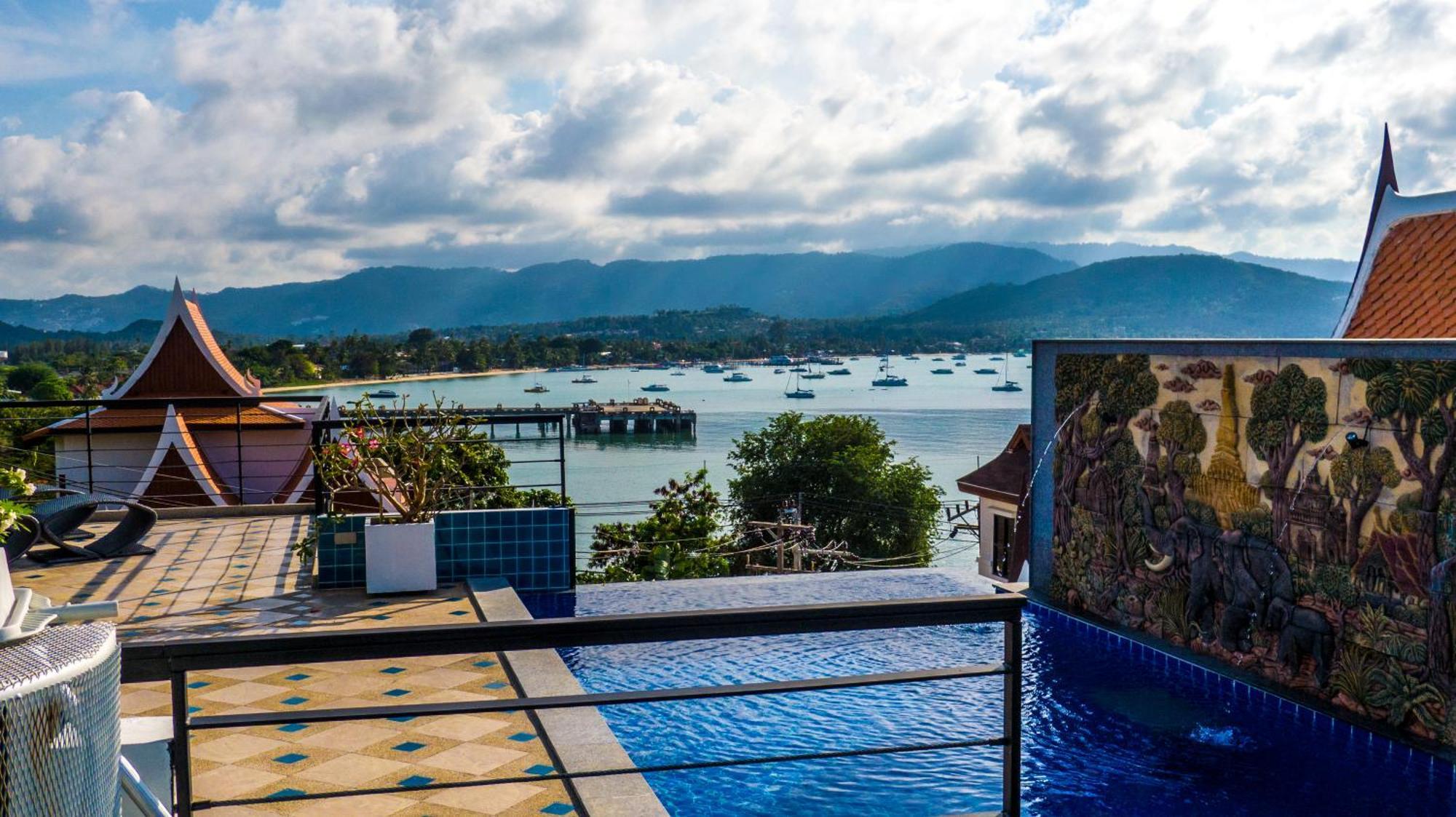 Celebrity Ocean View Villa Samui Bang Rak Beach  Exterior foto