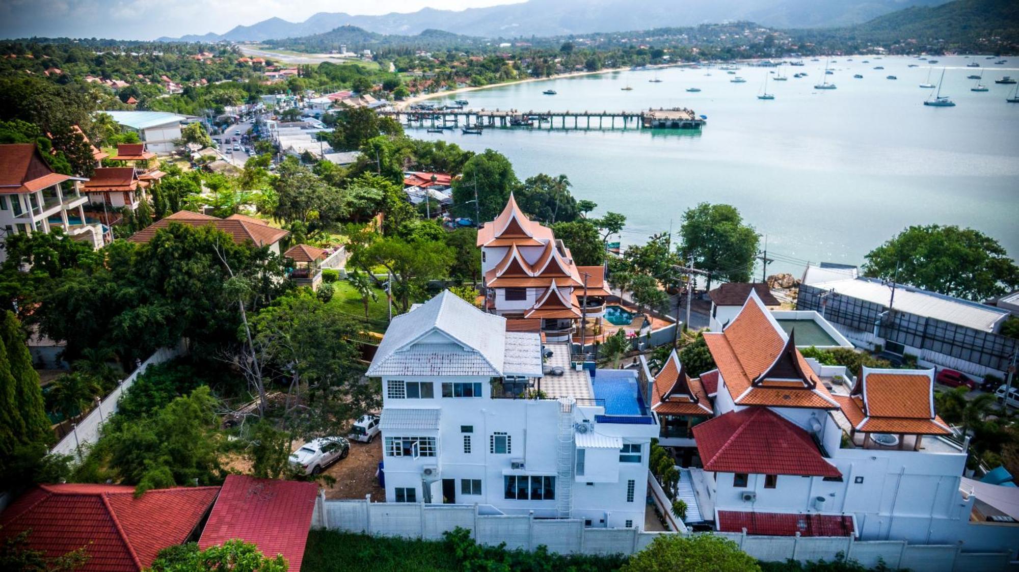 Celebrity Ocean View Villa Samui Bang Rak Beach  Exterior foto