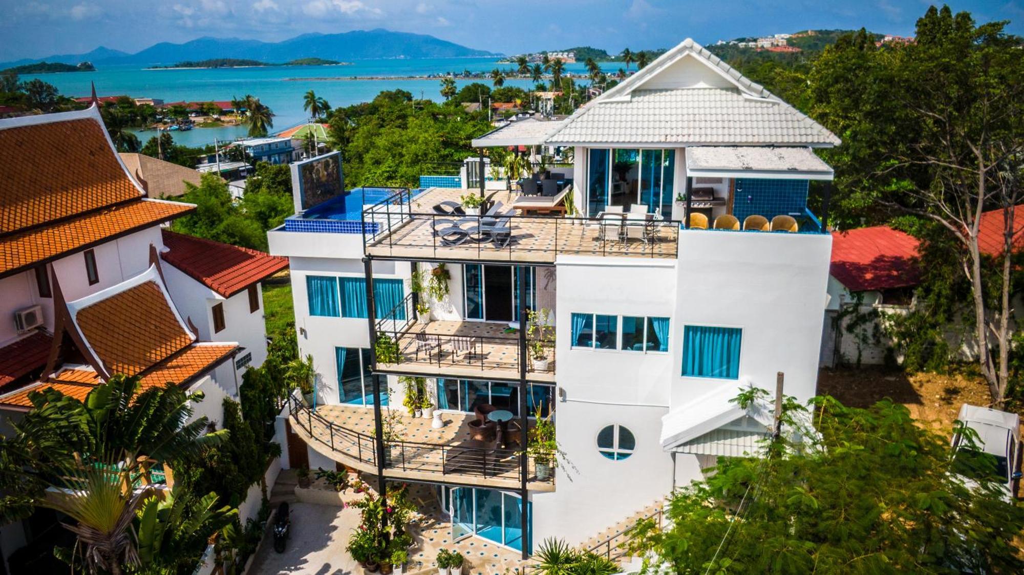 Celebrity Ocean View Villa Samui Bang Rak Beach  Exterior foto
