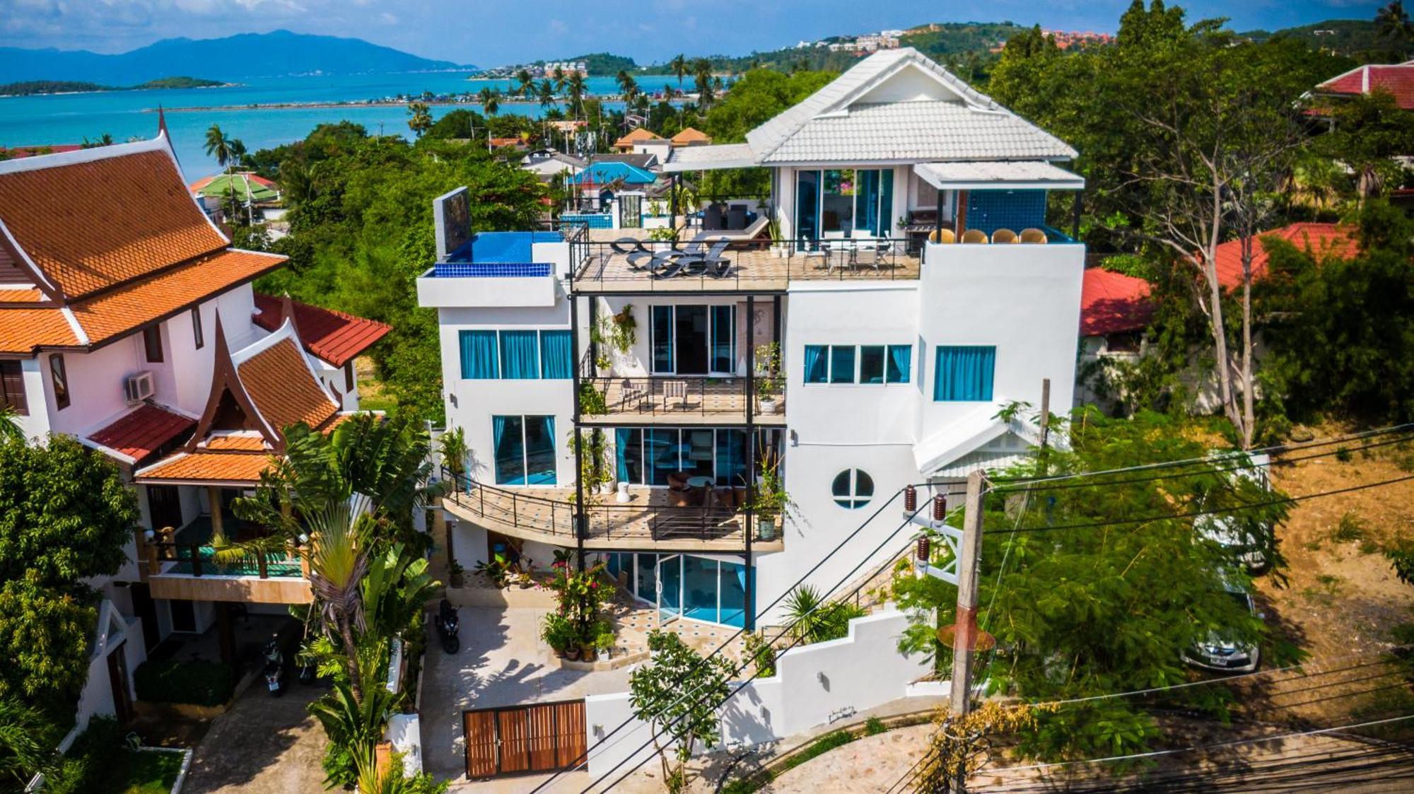 Celebrity Ocean View Villa Samui Bang Rak Beach  Exterior foto
