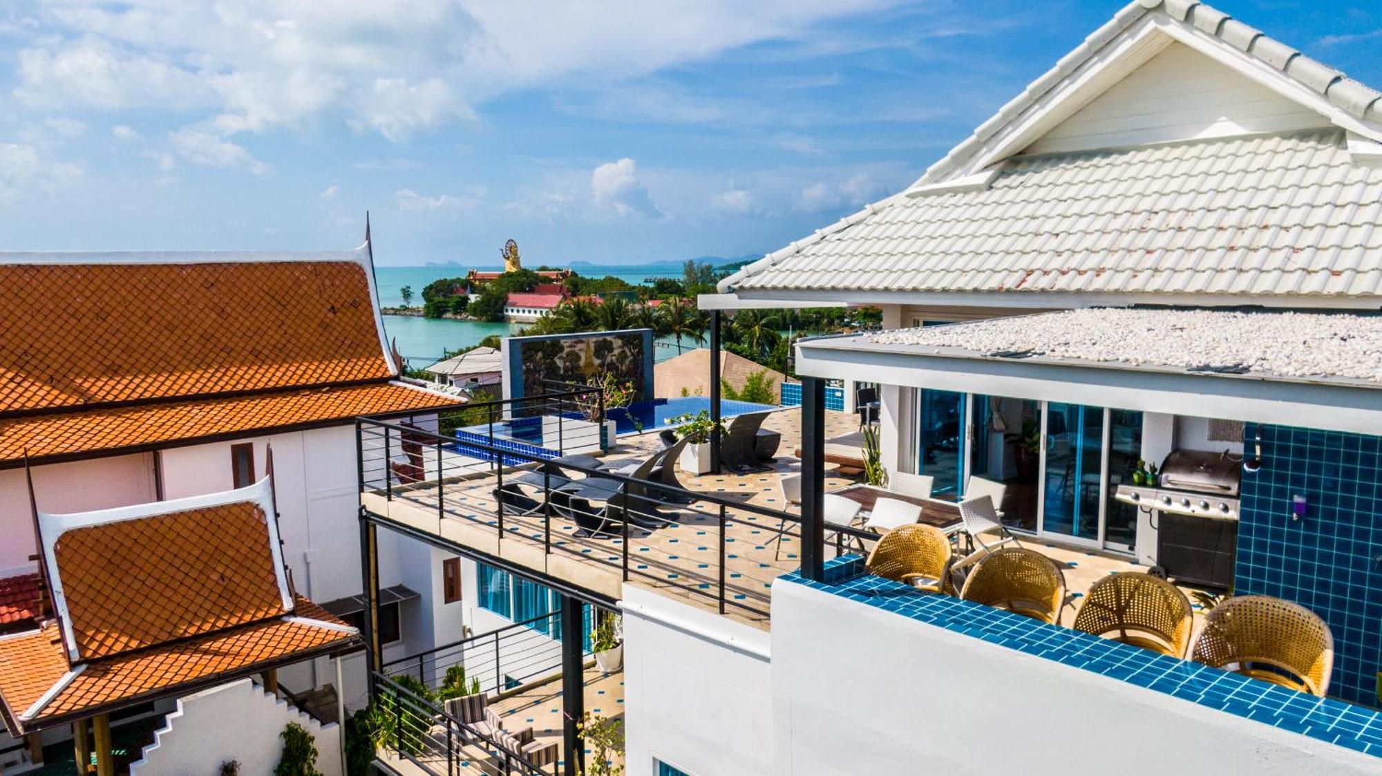 Celebrity Ocean View Villa Samui Bang Rak Beach  Exterior foto