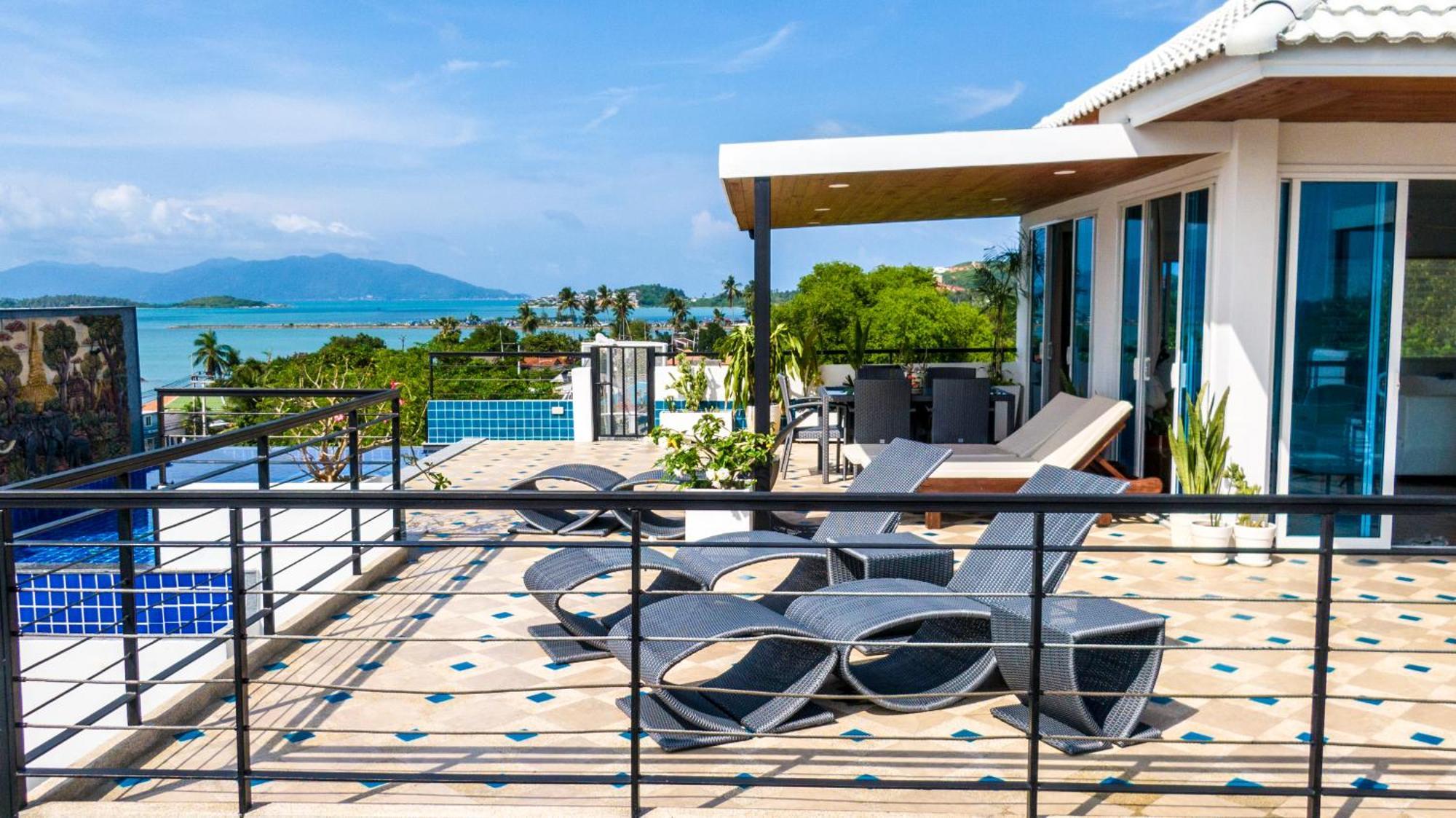 Celebrity Ocean View Villa Samui Bang Rak Beach  Exterior foto