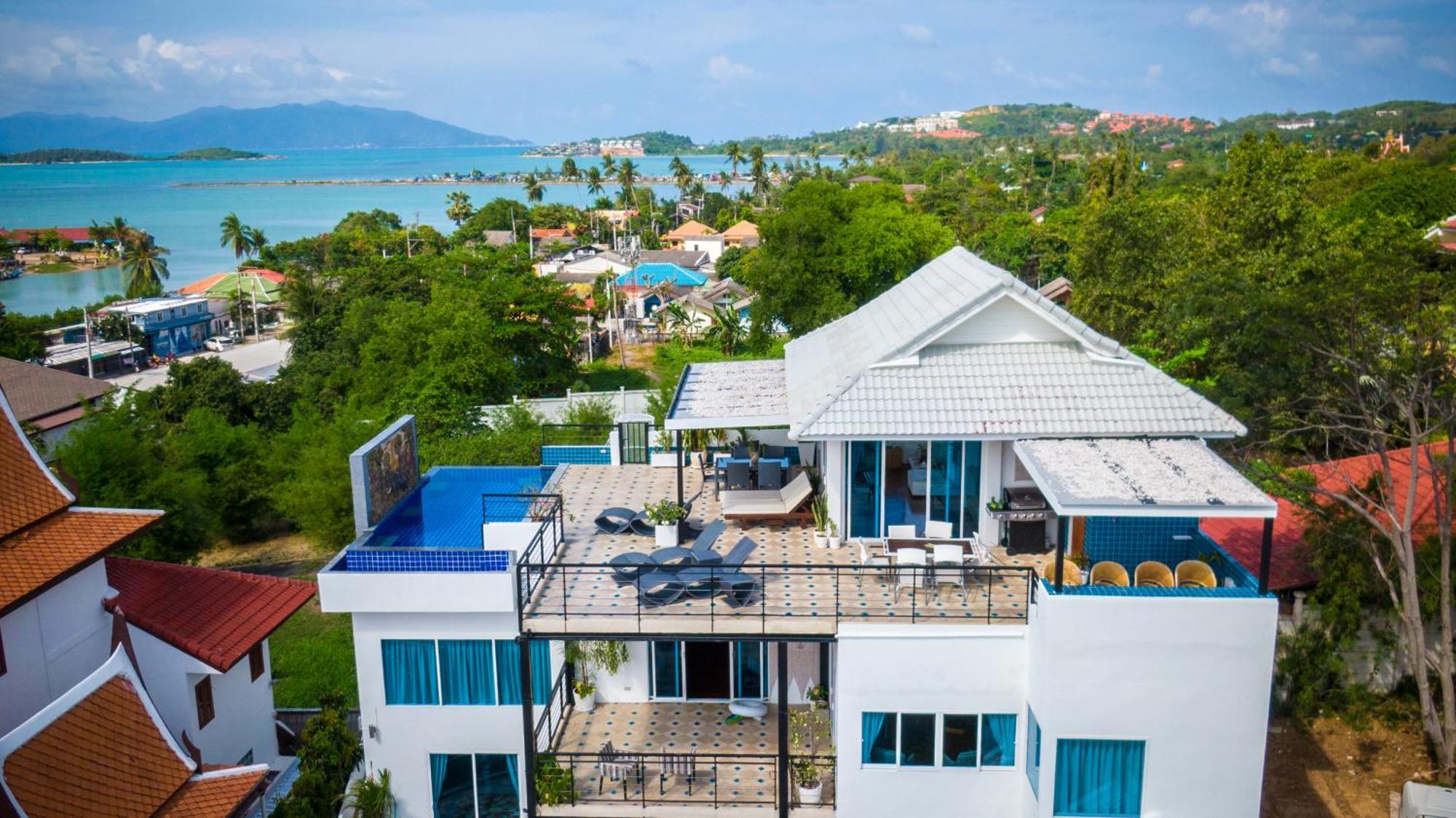 Celebrity Ocean View Villa Samui Bang Rak Beach  Exterior foto